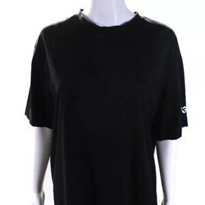 $195 Authentic Y-3 Adidas YOHJI YAMAMOTO Women's Black Short Sleeve T-Shirt Sz.M